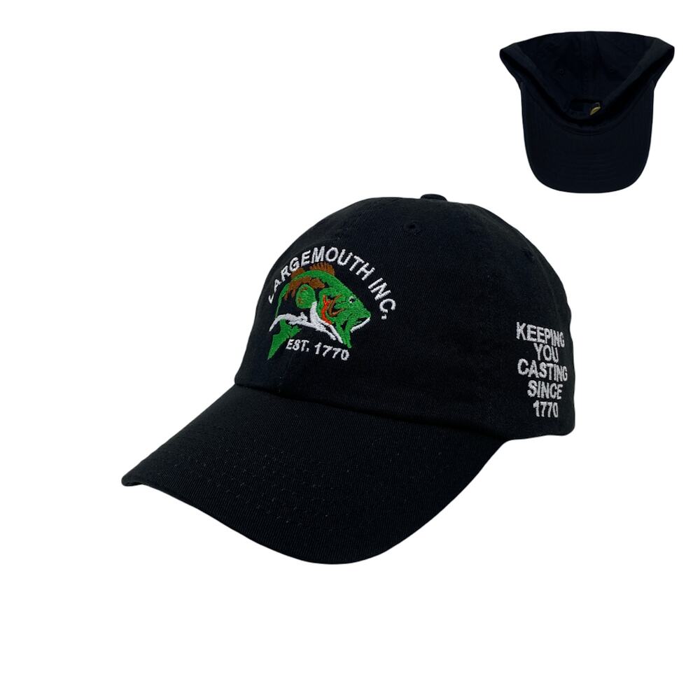 Largemouth Bass Lunker Toad Hog Fishing Dad Hat
